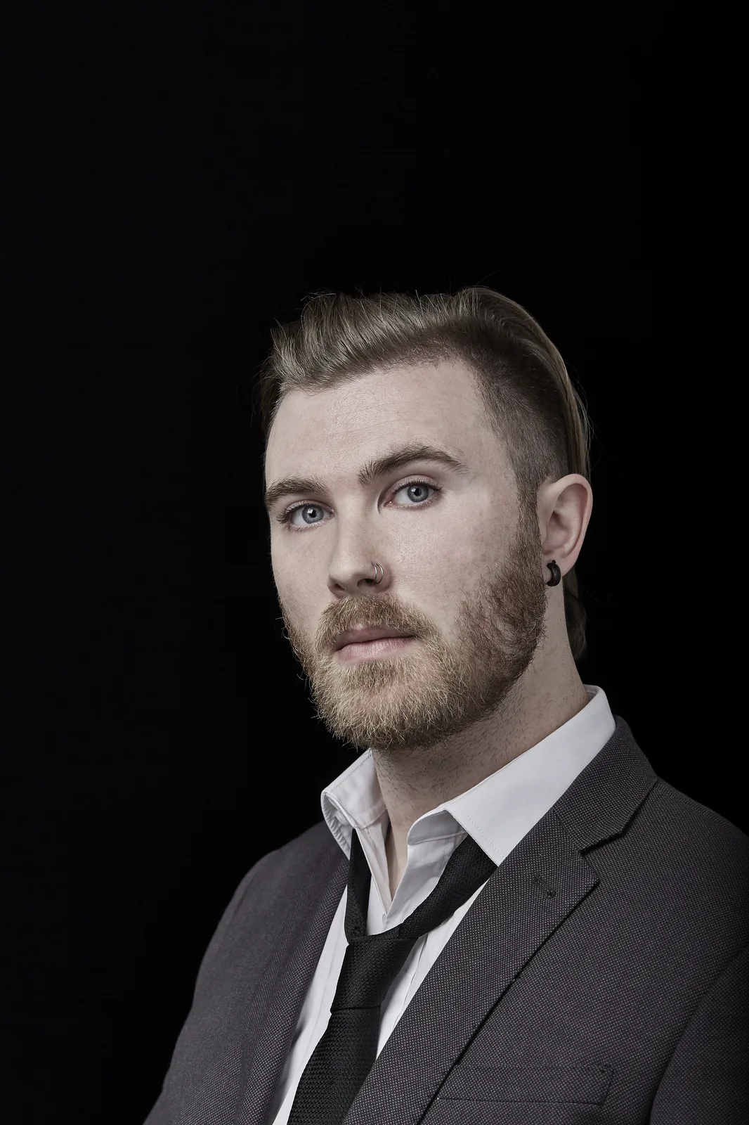Men's lash extensions example