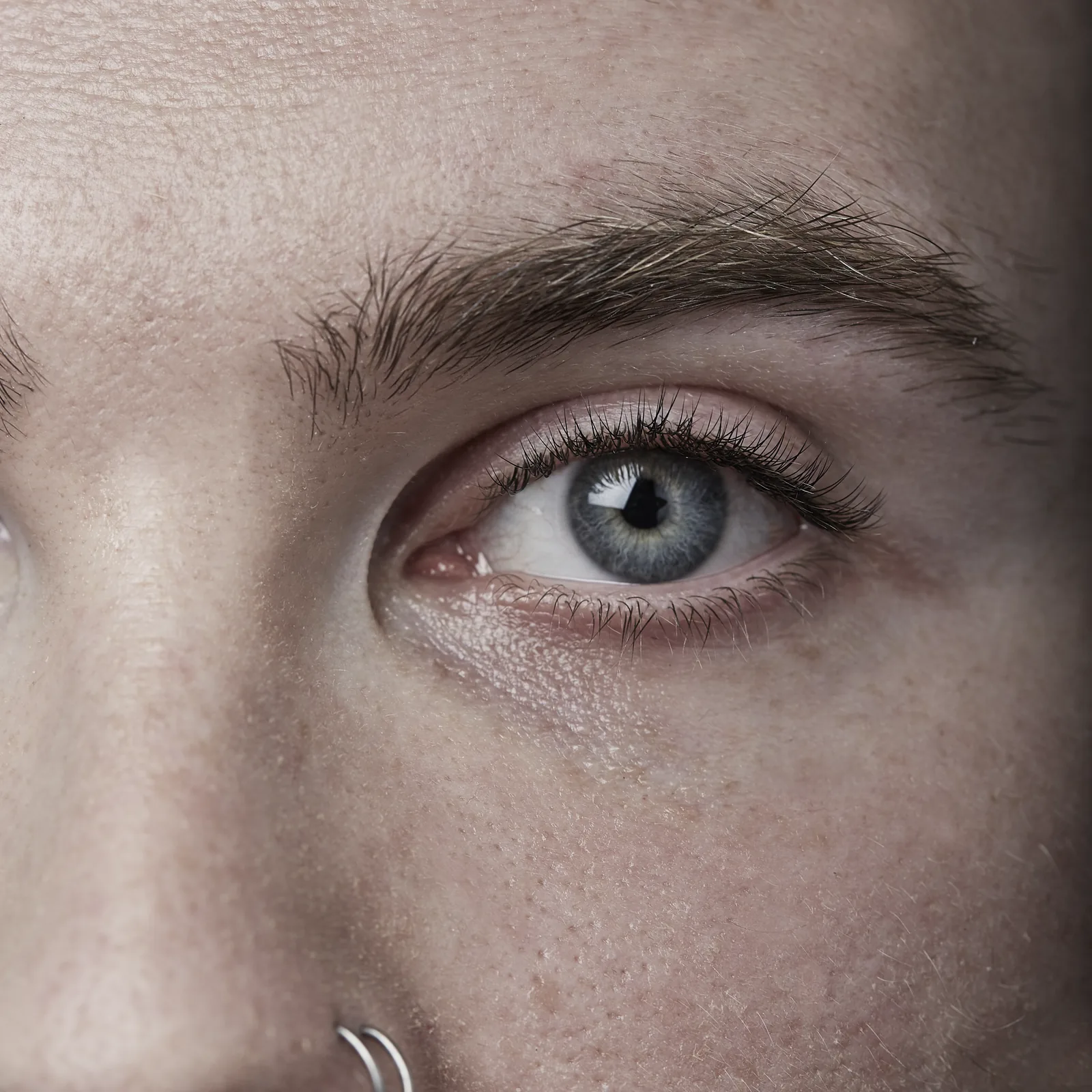 Men's lash extensions example
